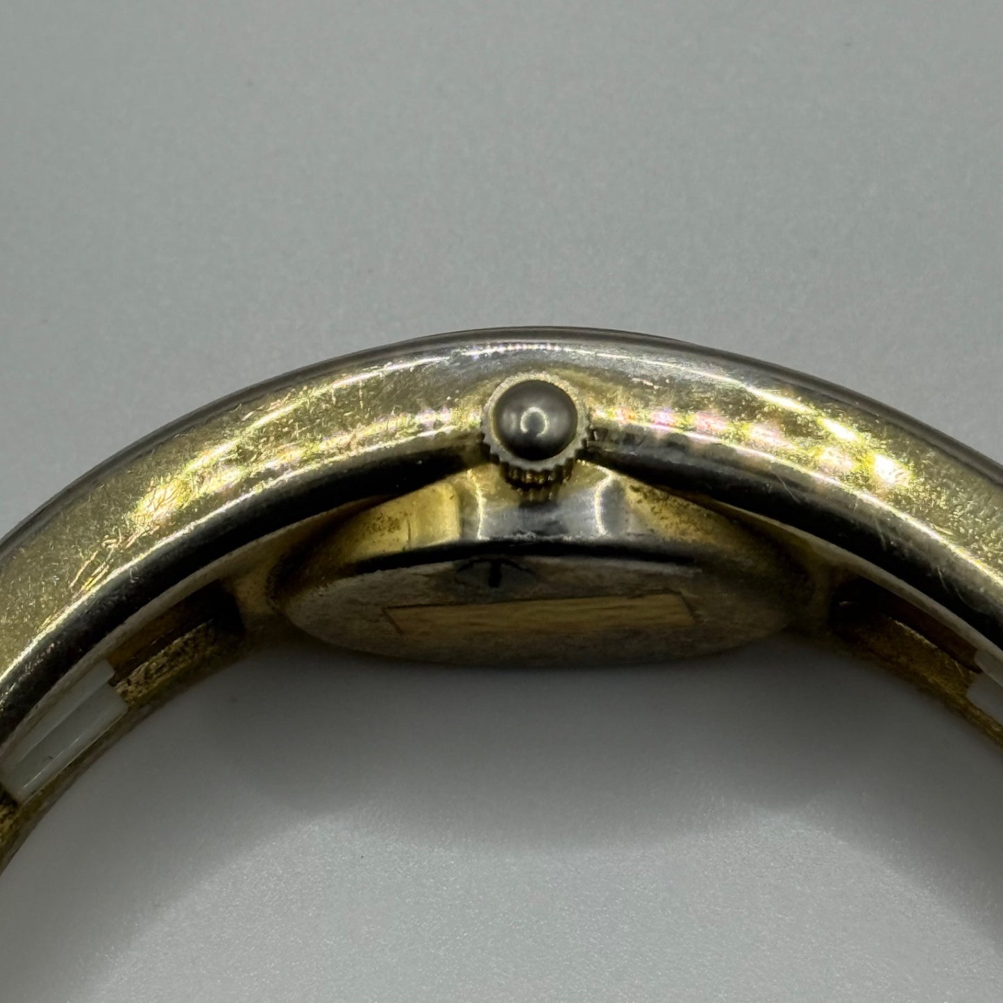 17mm Vintage Floral Flower Antimagnetic Manual Wind Bangle Watch PARTS / REPAIR