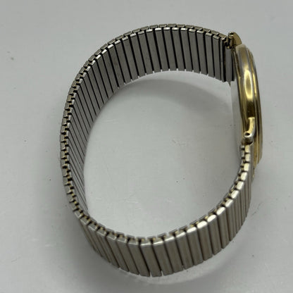 33mm Working Vintage Unisex Citizen Gold Plate Date Dial Expandable Quartz Watch