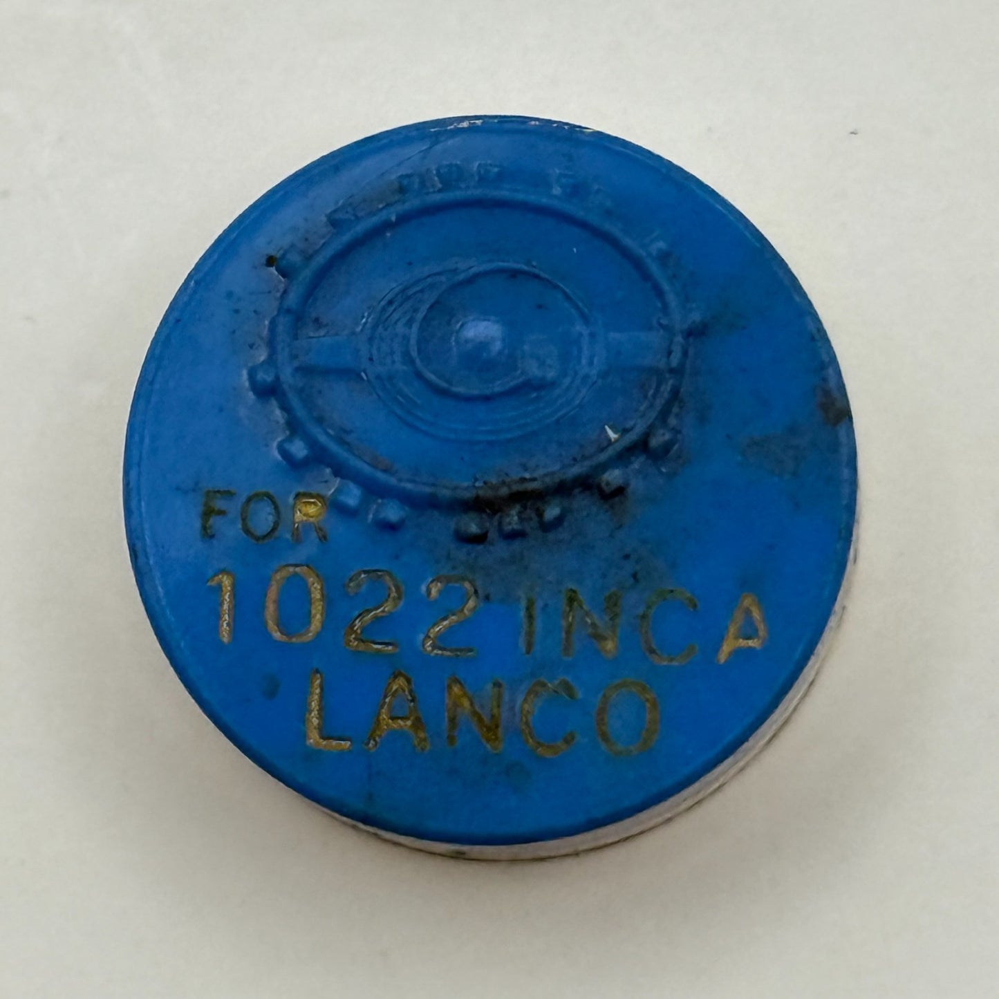 Lanco 1022 Balance Wheel Complete And Spring Inca Watch Movement Parts NOS 