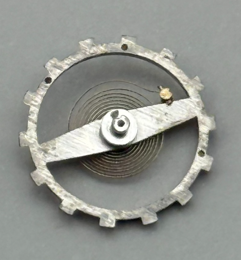 Brac 2001/3 Balance Wheel Complete And Spring   68 Renata Watch Movement Parts  
