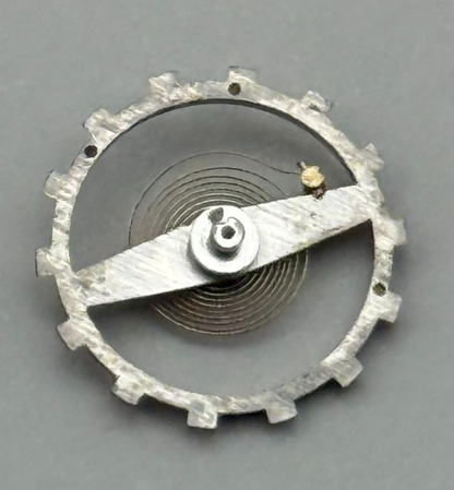 Brac 2001/3 Balance Wheel Complete And Spring   68 Renata Watch Movement Parts  