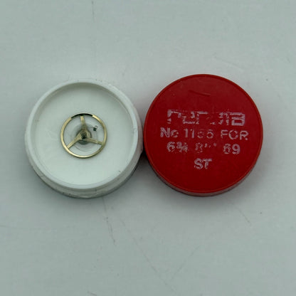 ST 69 Balance Wheel Complete And Spring 6 3/4-8'''  1155 Watch Movement Parts 