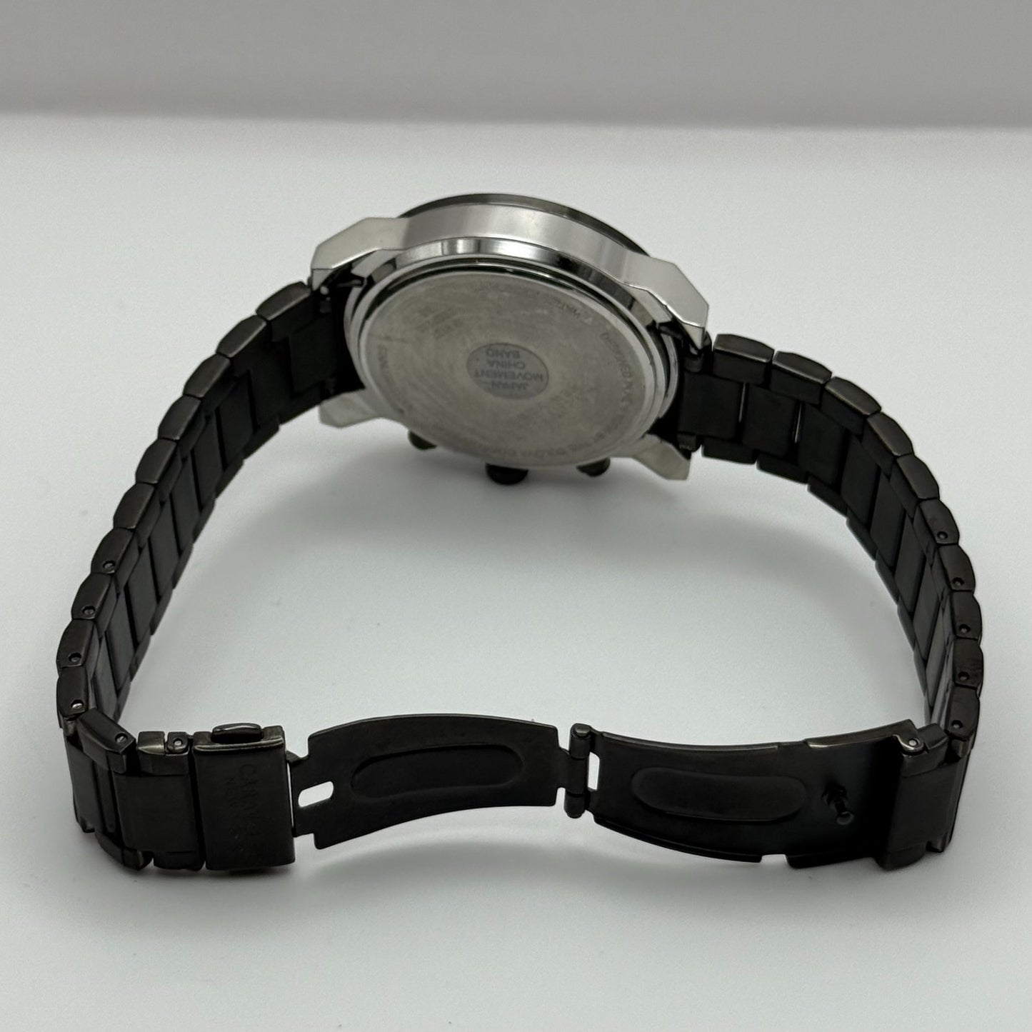 Caravelle New York Men's Chronograph Quartz Watch Japan 43mm PARTS REPAIR