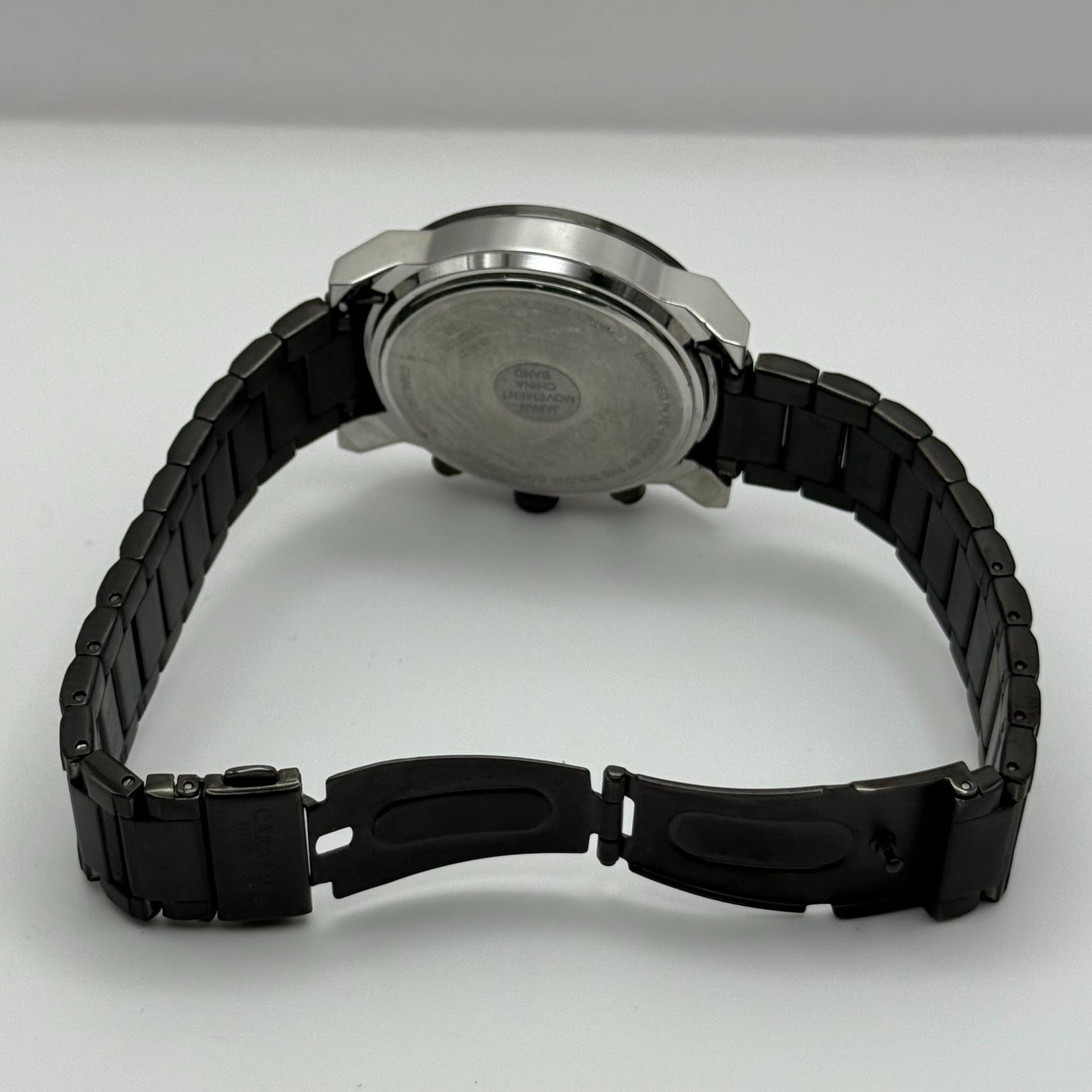 Caravelle New York Men's Chronograph Quartz Watch Japan 43mm PARTS REPAIR