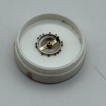 AM 115 Balance Wheel Complete And Spring 5 1/4’’’ Renata Watch Movement Parts