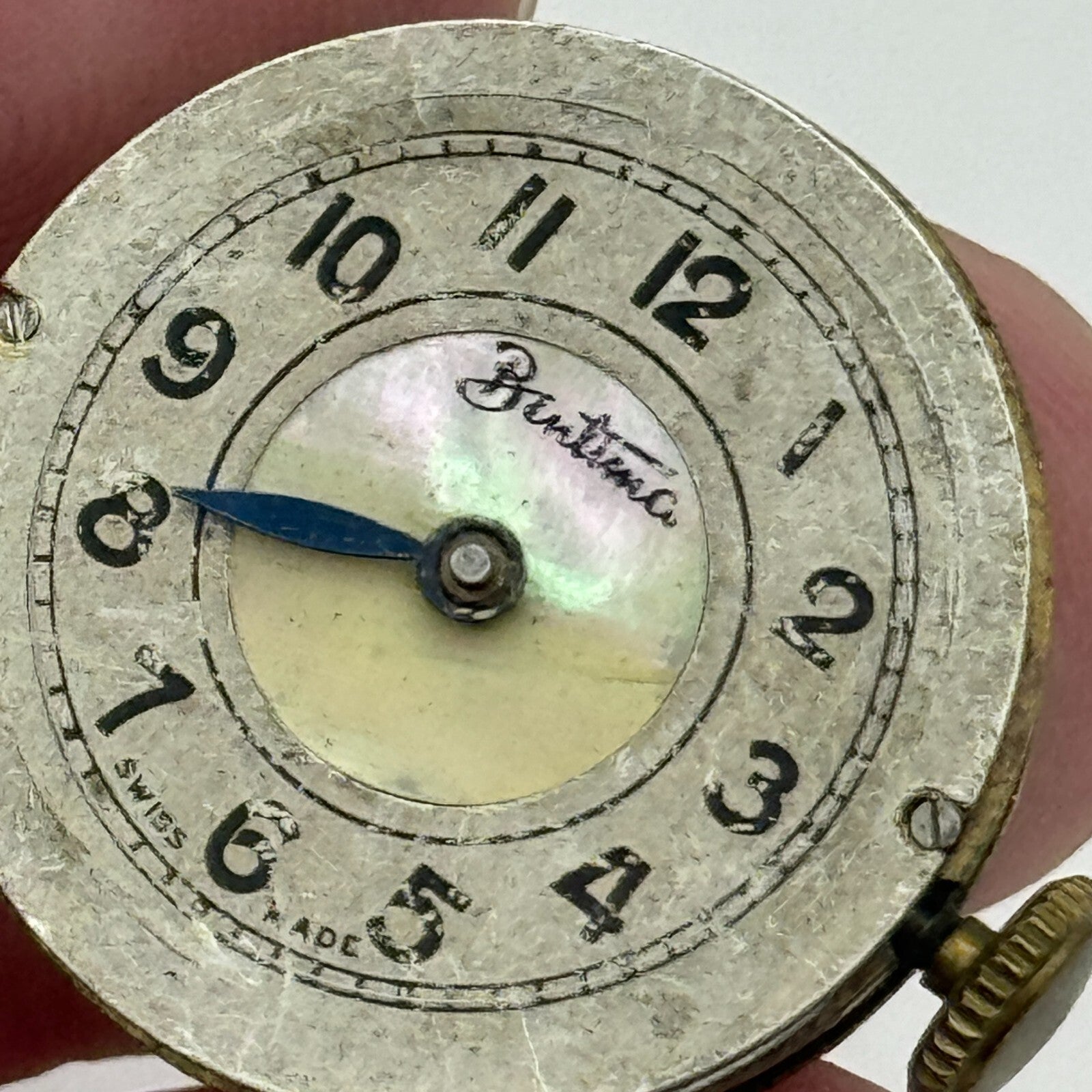 23.7mm Oris Cal 158 Bentima Mother Of Pearl Manual Wind Swiss Watch Movement