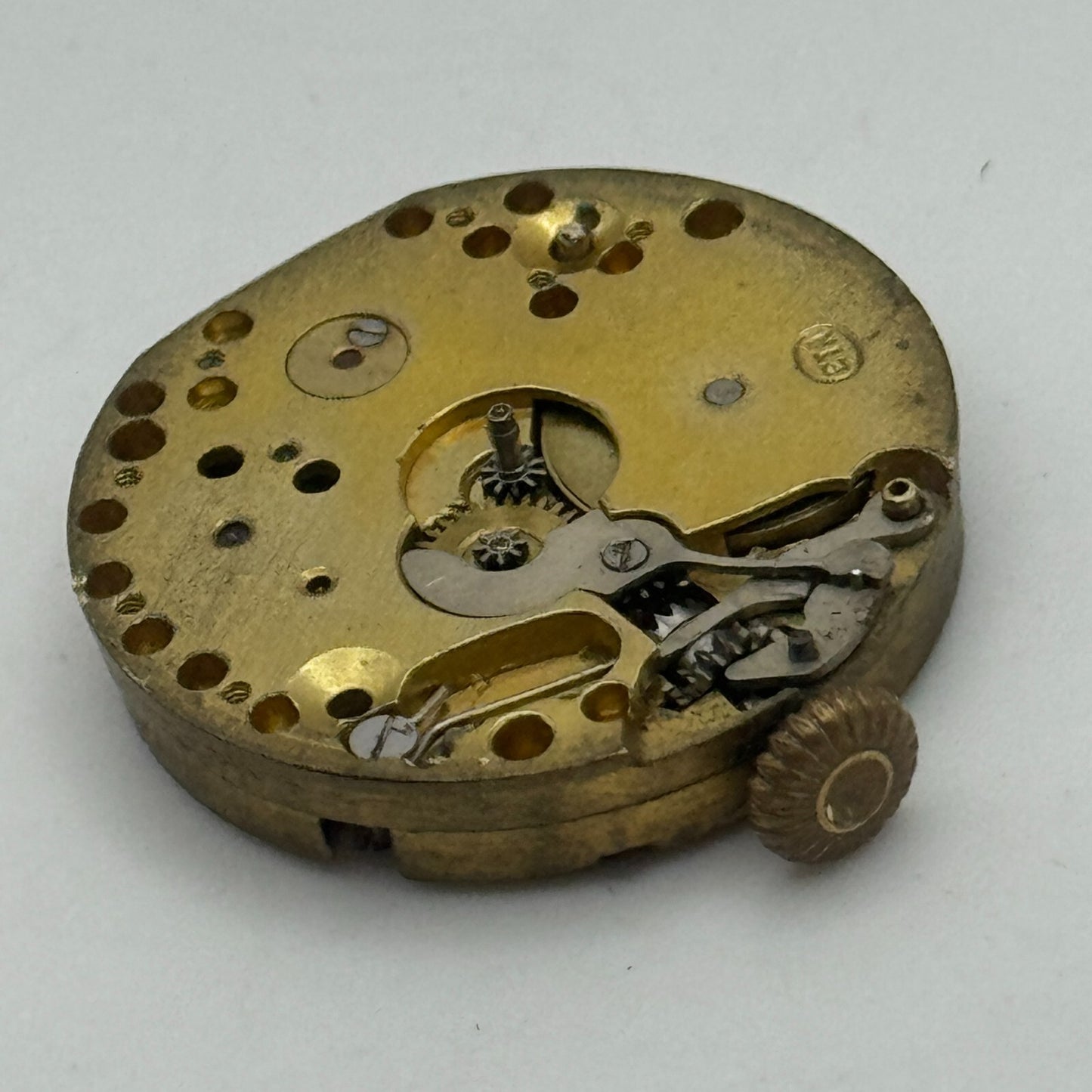 23.6mm Audax W.J.H. ETA 15 Jewels Balance Ok Manual Wind Watch Movement PARTS