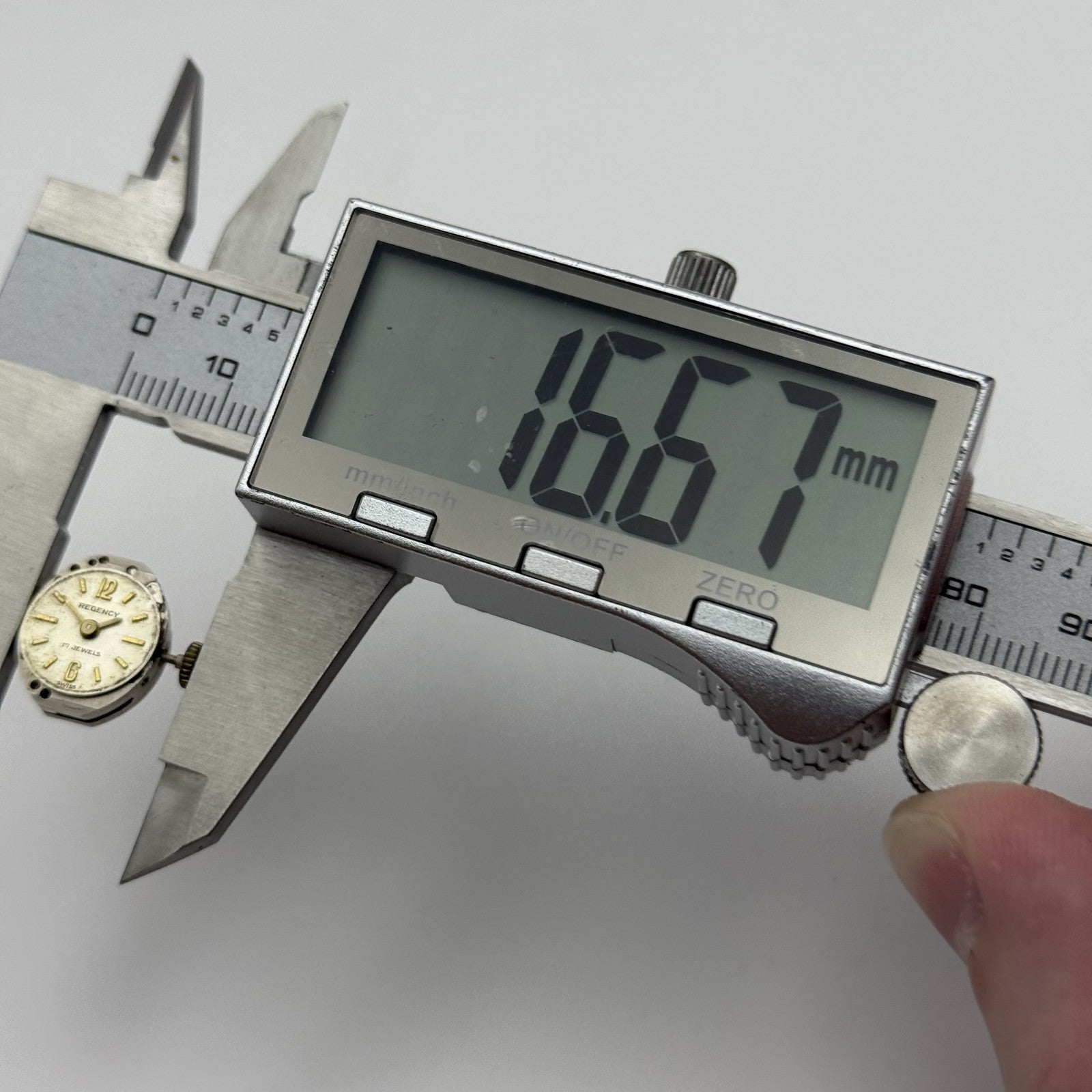 12.9mm Running Vintage Regency AS 1677 Manual Wind Swiss Watch Movement REPAIR