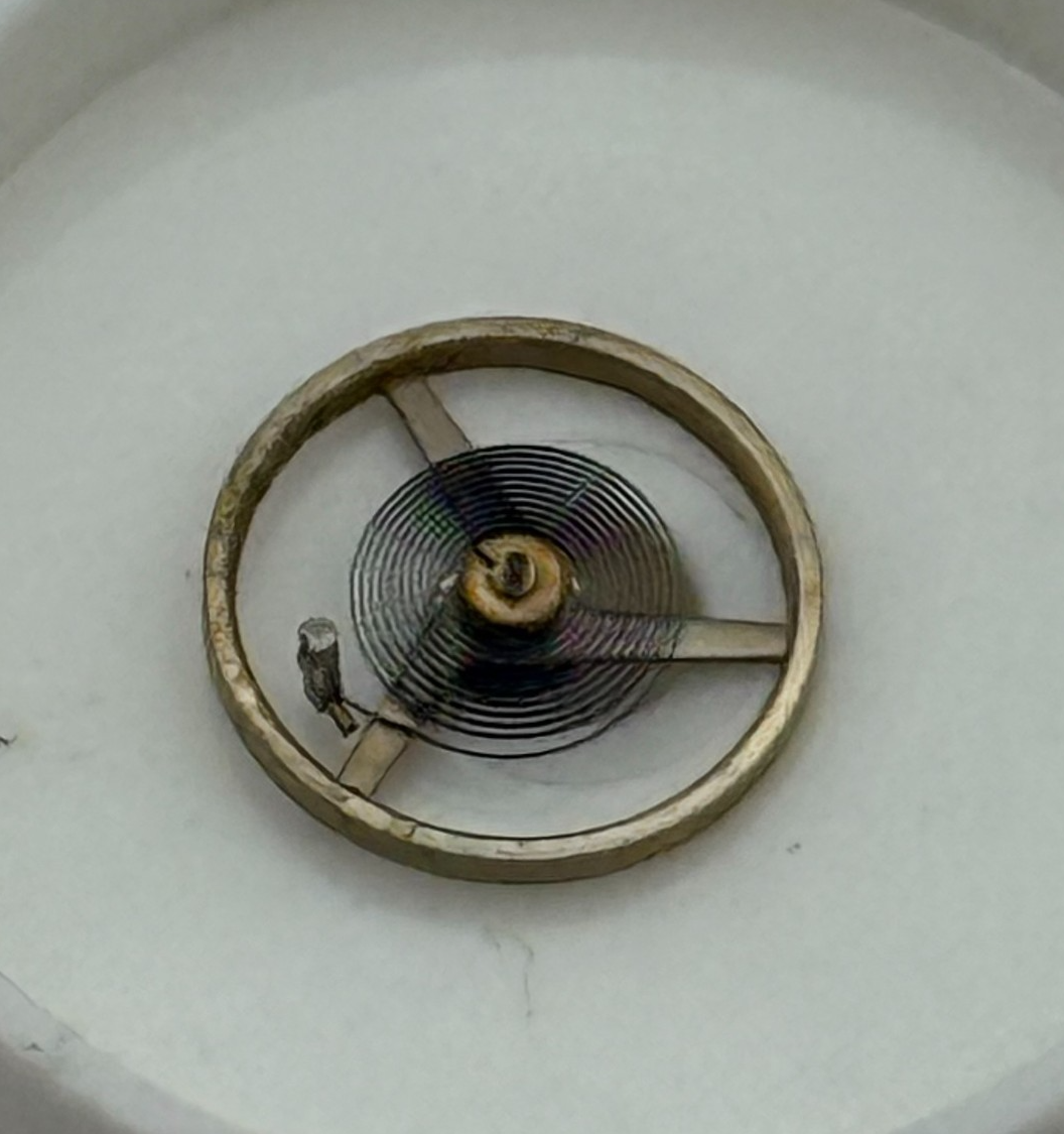 AS 1677 Balance Wheel Complete And Spring Inca 1414 M Watch Movement Parts NOS