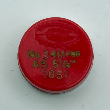 AS 1051 Balance Wheel Complete And Spring 5¼’’’ 34 M Watch Movement Parts NOS