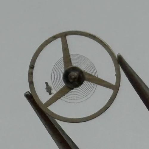 Felsa 4062 Balance Wheel Complete And Spring 1245 M Watch Movement Parts NOS