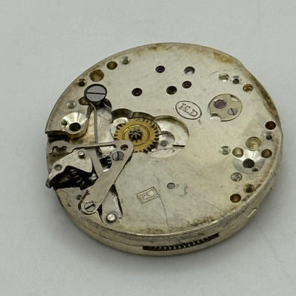 22mm Peseux Rotary 6/240 Swiss 15 Jewels Manual Wind Watch Movement PARTS SPARES