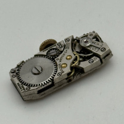 9mm Vintage Ladies Bulova 3AN Manual Wind Swiss Watch Movement PARTS REPAIR