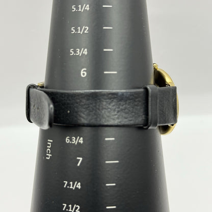 31mm Working Sekonda Quartz Gold Plated Leather Strap Quartz Watch New Battery