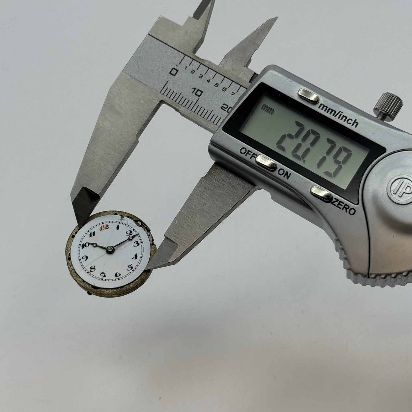 23.5mm Stauffer S S & Co Military Dial Movement Hands Swiss Parts Repair