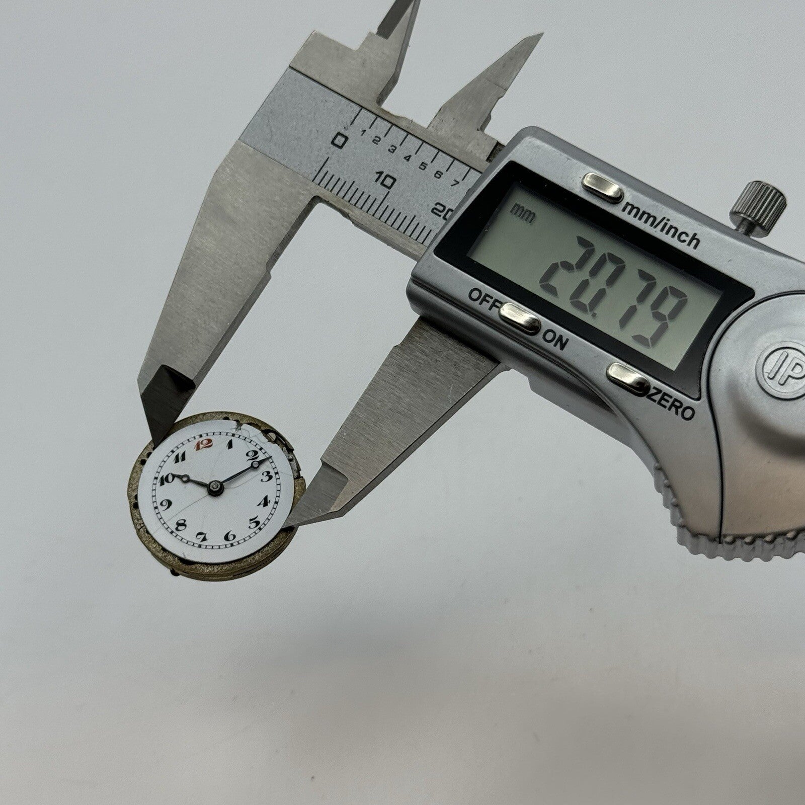 23.5mm Stauffer S S & Co Military Dial Movement Hands Swiss Parts Repair