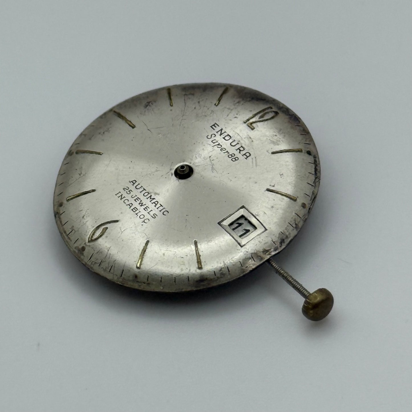 Kasper 1451 Automatic Watch Movement Vintage For Parts Or Repair 25.9mm