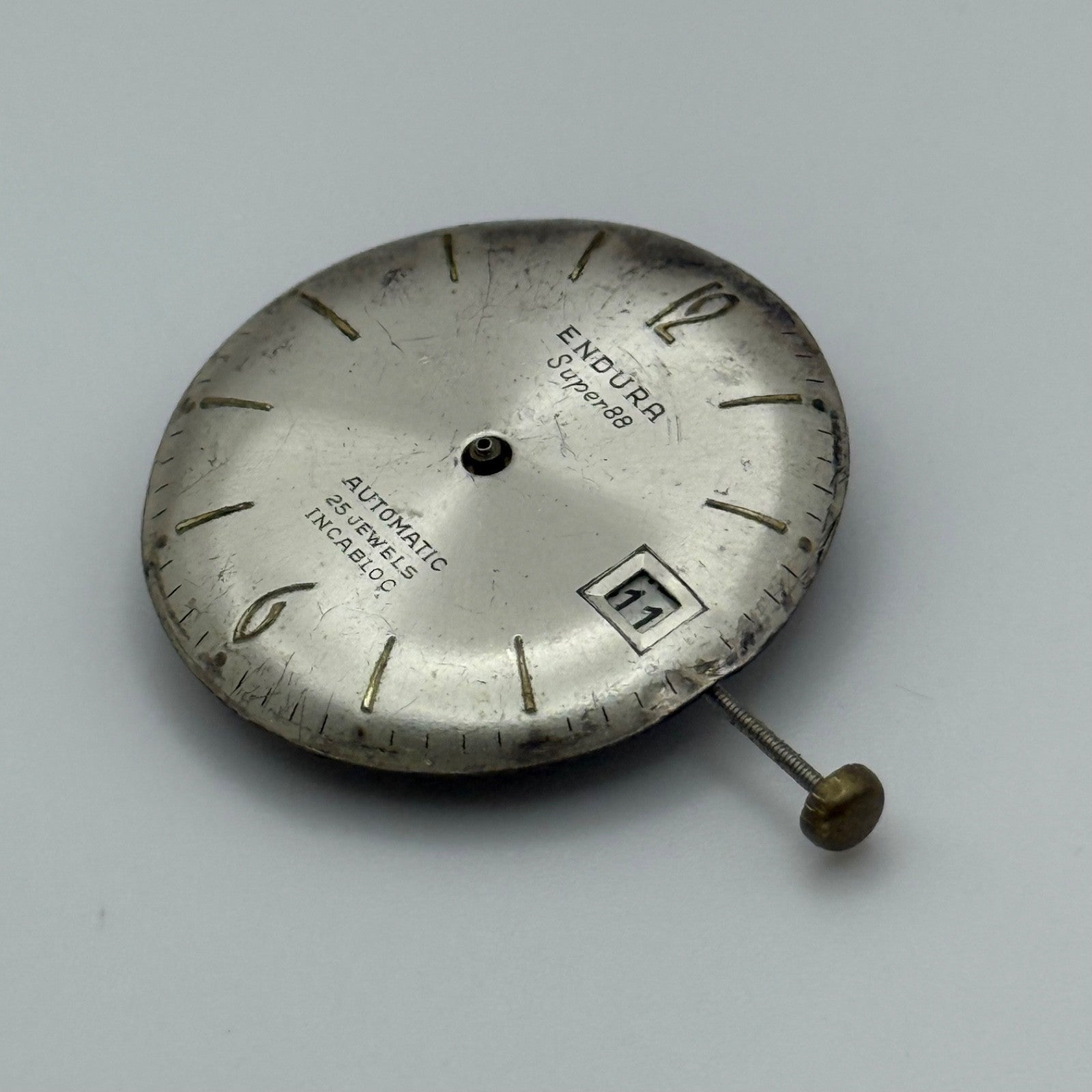 Kasper 1451 Automatic Watch Movement Vintage For Parts Or Repair 25.9mm