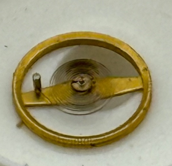 GSW 60 Balance Wheel Complete And Spring 5 1/2''' 1068 M Watch Movement Parts 