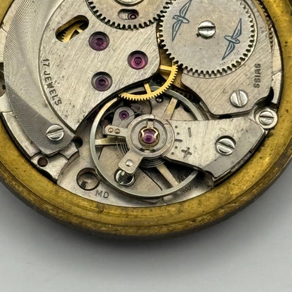 AS 1900/01 Watch Movement Rotary Manual Wind Vintage Swiss Parts Repair 25.2mm