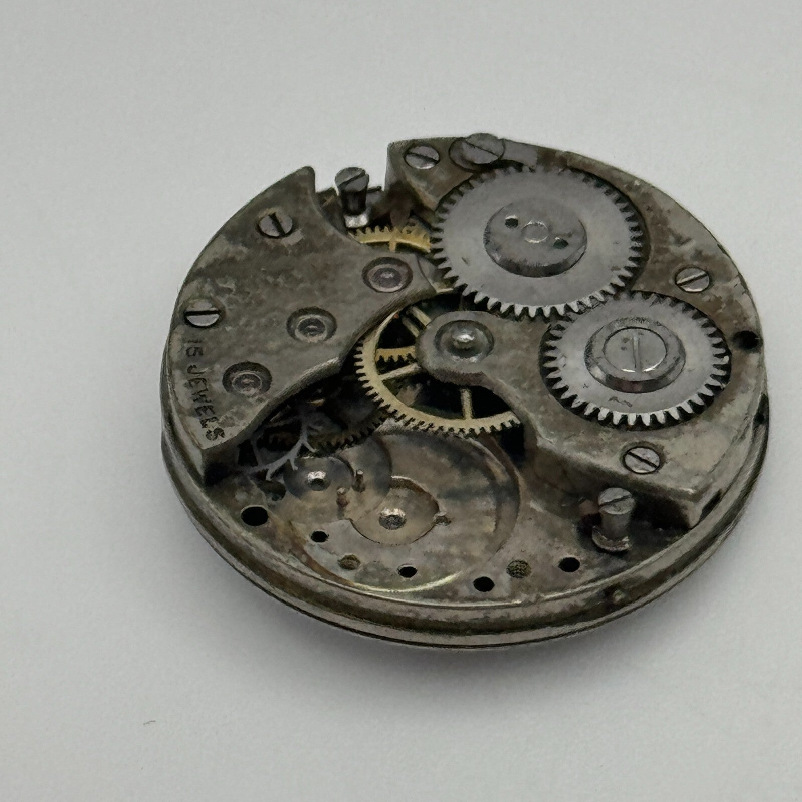 23.6mm Roman Numerals 15 Jewels Trench Watch Movement Manual Wind PARTS SPARES