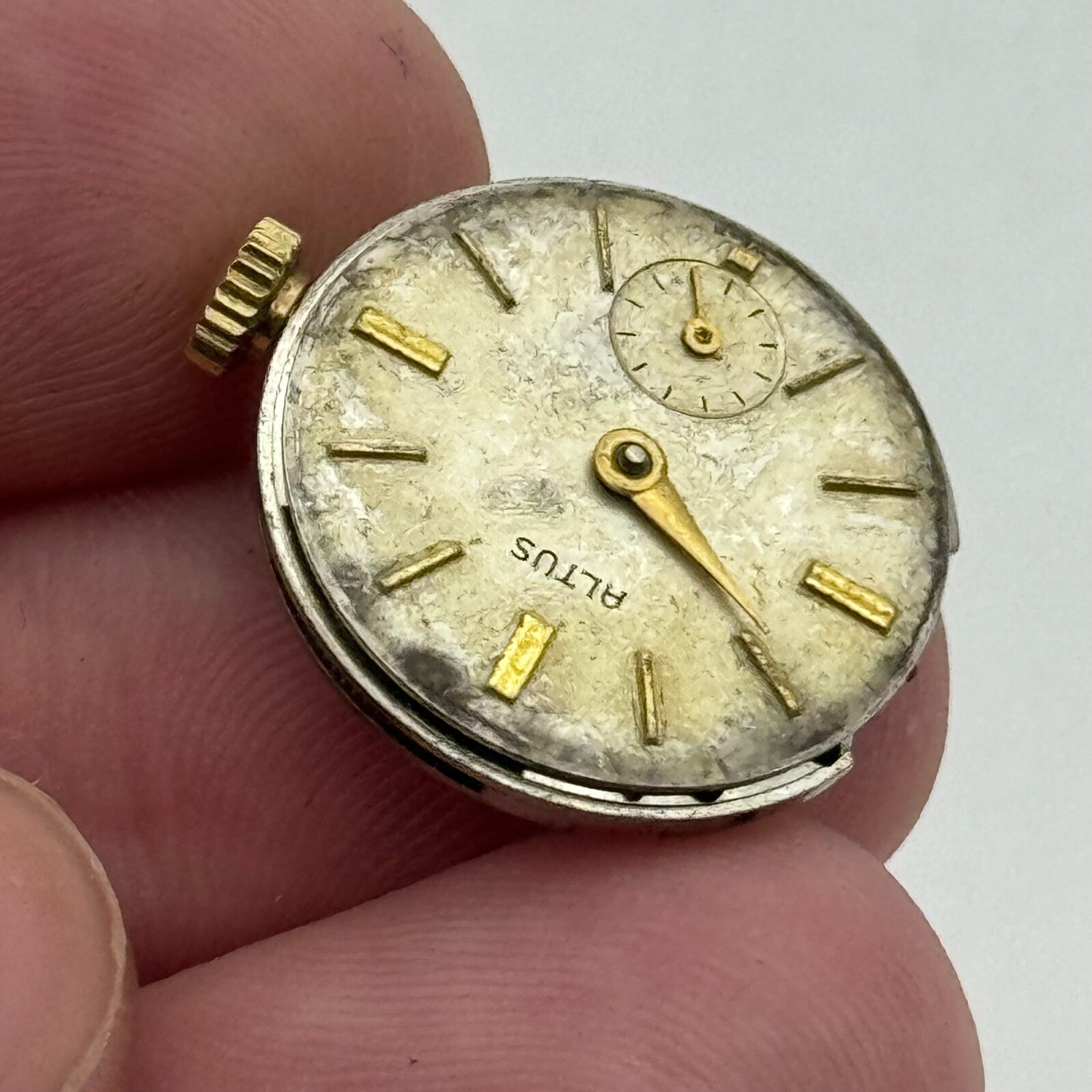 19.7mm Running Altus ETA 980 Manual Wind 17 Jewels Watch Movement PARTS REPAIR