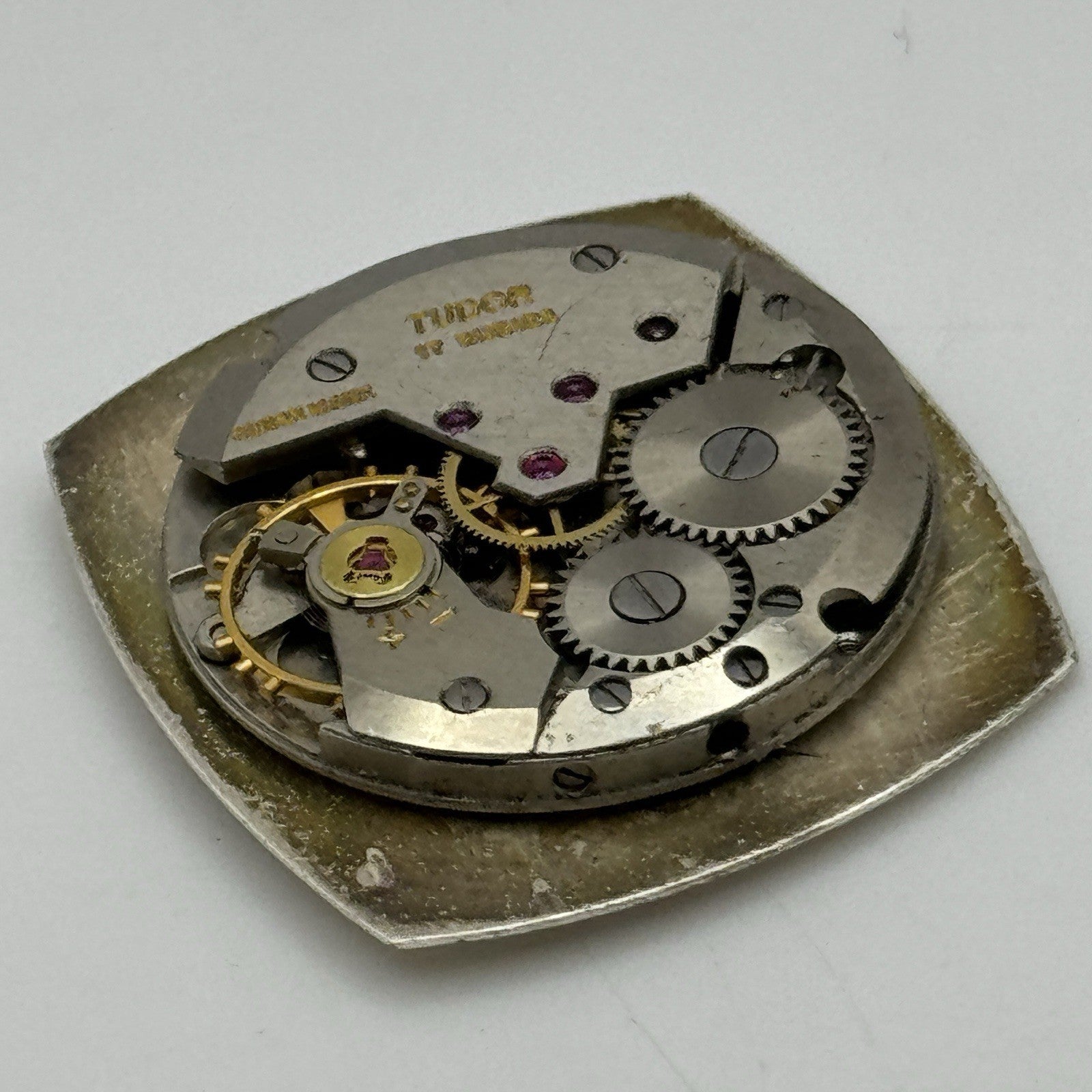 23.6mm Tudor 2422 Good Balance Dial Hands Manual Wind Vintage Watch Movement