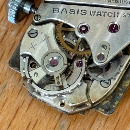 19mm Running Vintage Morgan Basis Watch 15 Jewels Manual Wind FOR PARTS / REPAIR