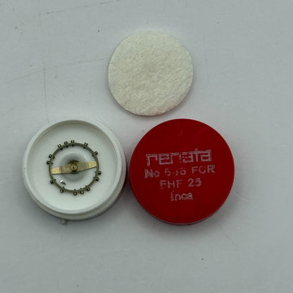 FHF 25 Balance Complete Inca Renata 566 Watch Movement Parts Vintage NOS