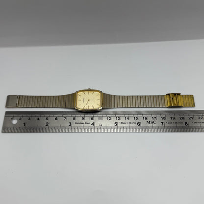 27mm Vintage Parma 17 Jewels Gold Plated Manual Wind Watch FOR PARTS / REPAIR