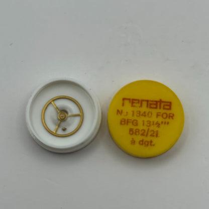 BFG 582/21 Balance Wheel Complete And Spring 13½’’’ 1340 Watch Movement Parts