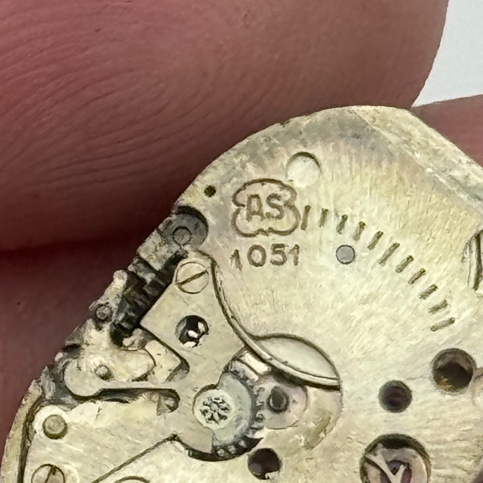 12.9mm Pioneer AS 1051 A Schild Balance Ok Swiss Watch Movement PARTS SPARES