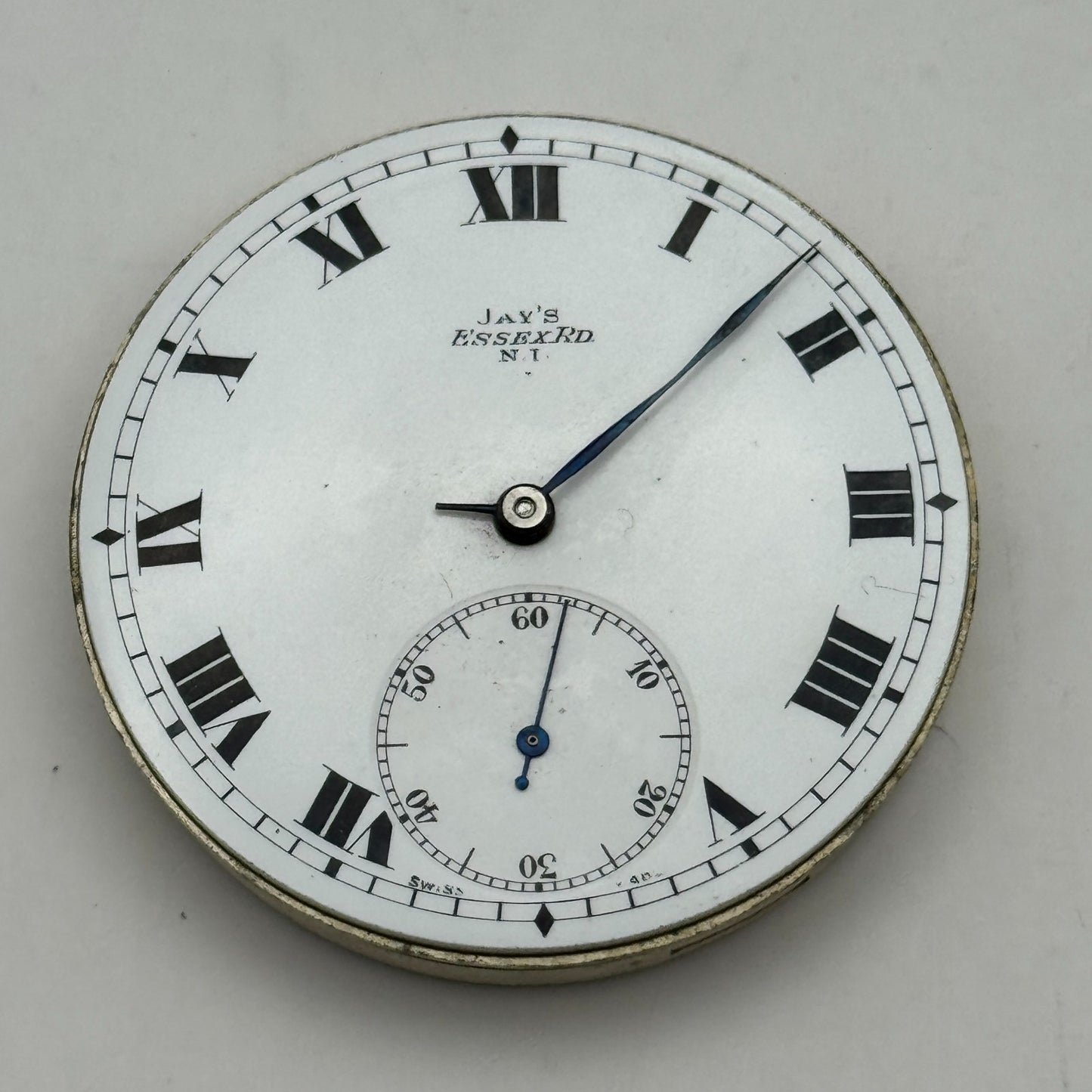 High Grade Vertex Pocket Watch Movement Hunter Jays Essex Parts 43mm