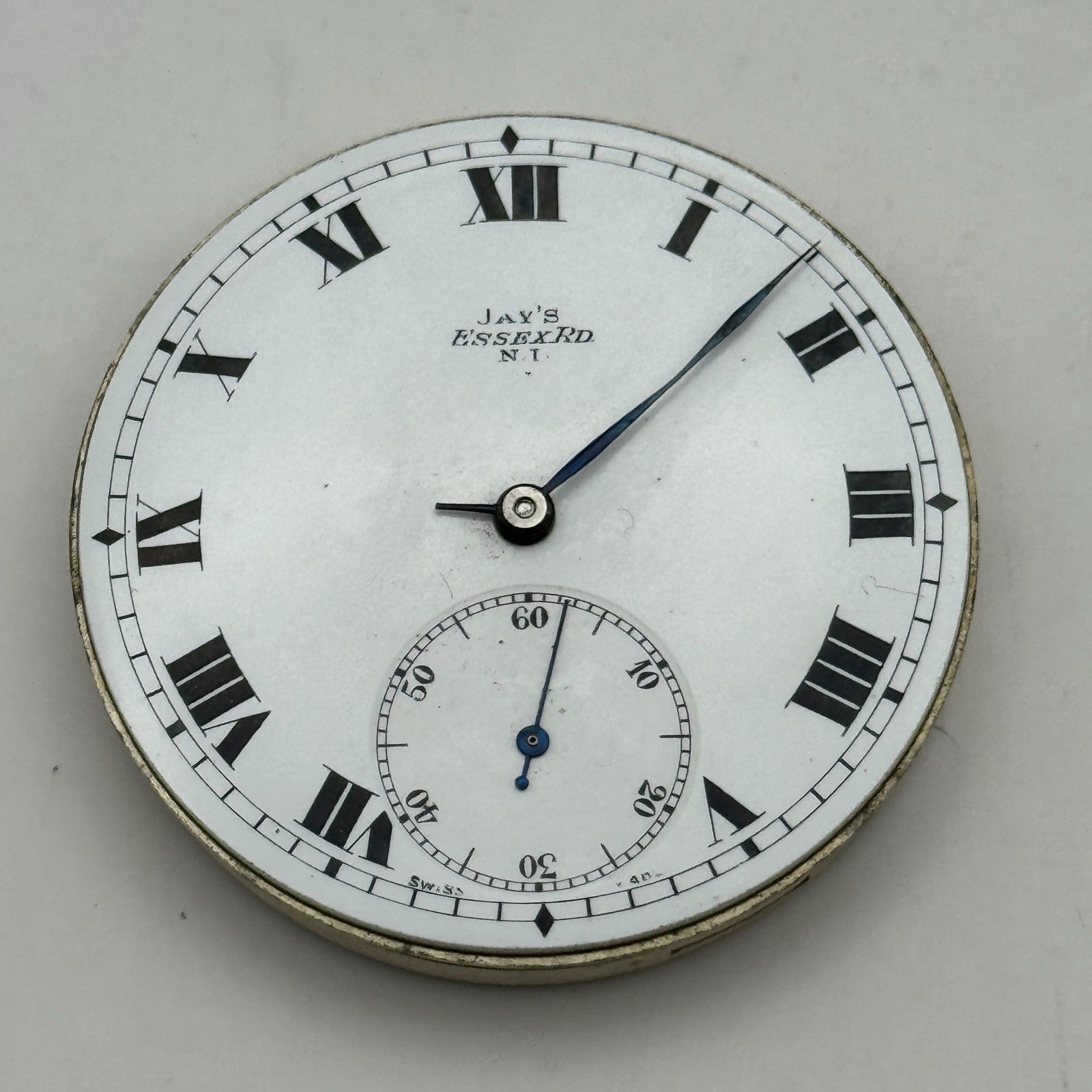 High Grade Vertex Pocket Watch Movement Hunter Jays Essex Parts 43mm