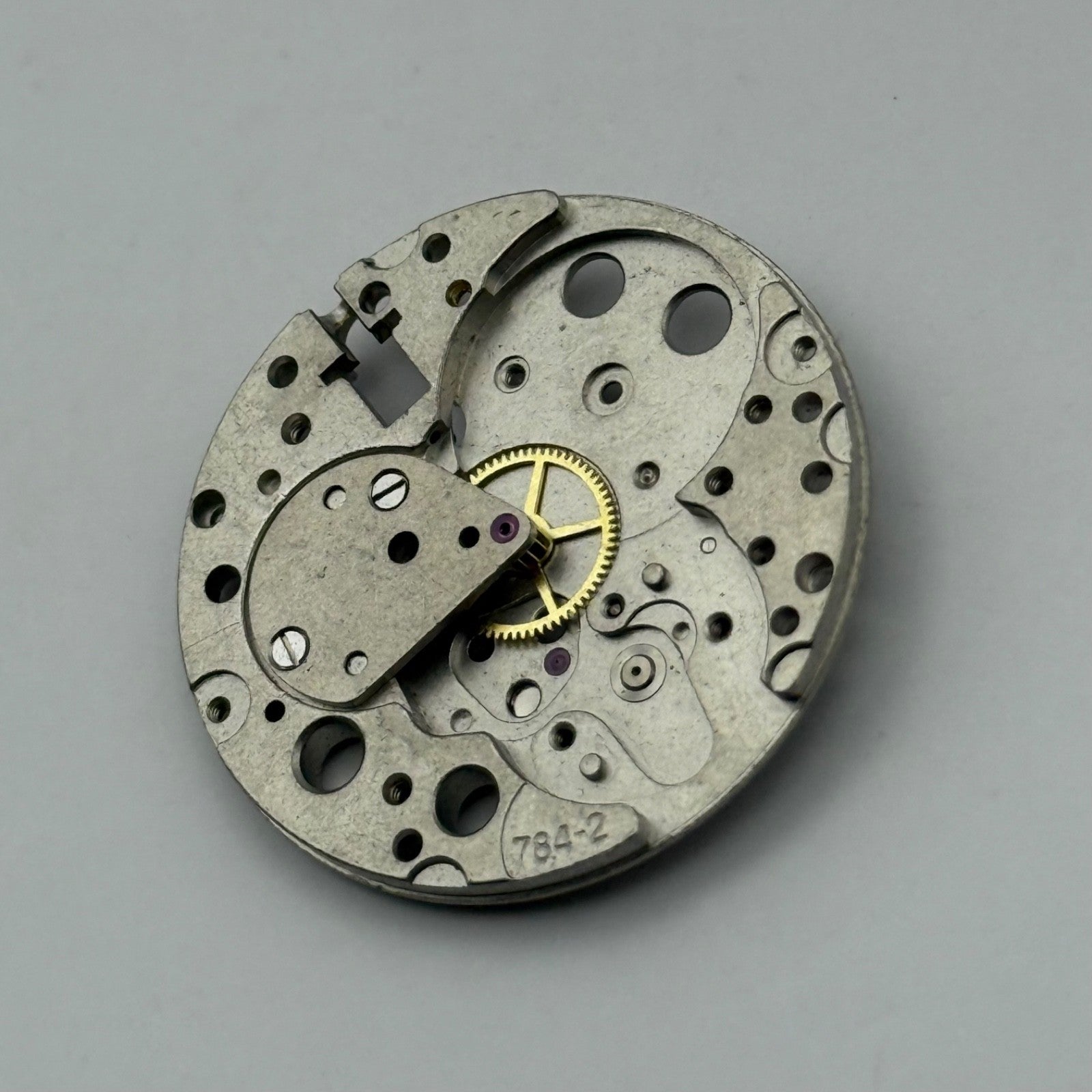 Tissot 784-2 Watch Movement Main Plate Manual Wind Vintage Swiss Parts 25.9mm