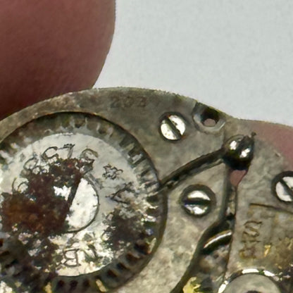 19.7mm Visible Patent 51489 FHF 8 Manual Wind Swiss Watch Movement PARTS SPARES