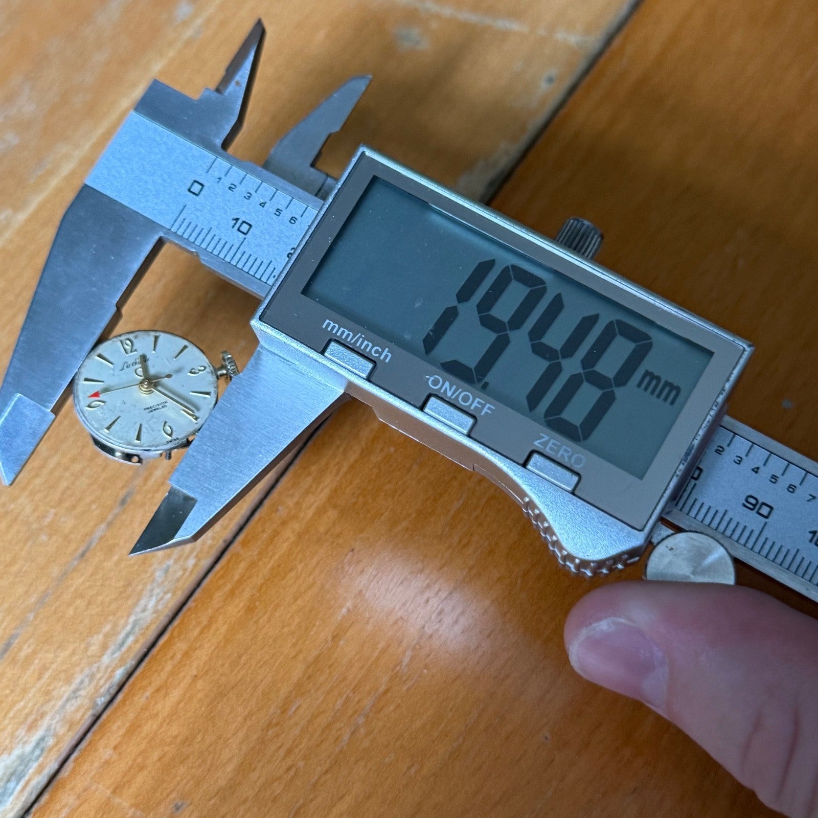 22mm Vintage Westclox La Salle Precision Jewelled Manual Wind Watch PARTS REPAIR