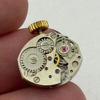 12.9mm Ladies Glashutte GUB 09-20 Manual Wind Watch Movement Swiss Vintage PARTS