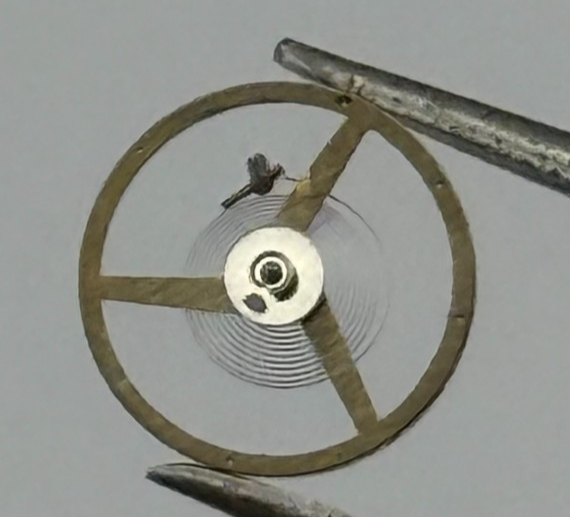AS 976 1012 Balance Wheel Complete And Spring Inca 1426 M Watch Movement Parts 