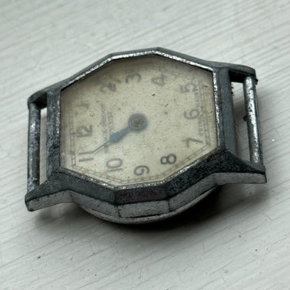 31mm Men's Vintage Shock Proof  Ever Swiss Made Manual Wind Watch PARTS REPAIR