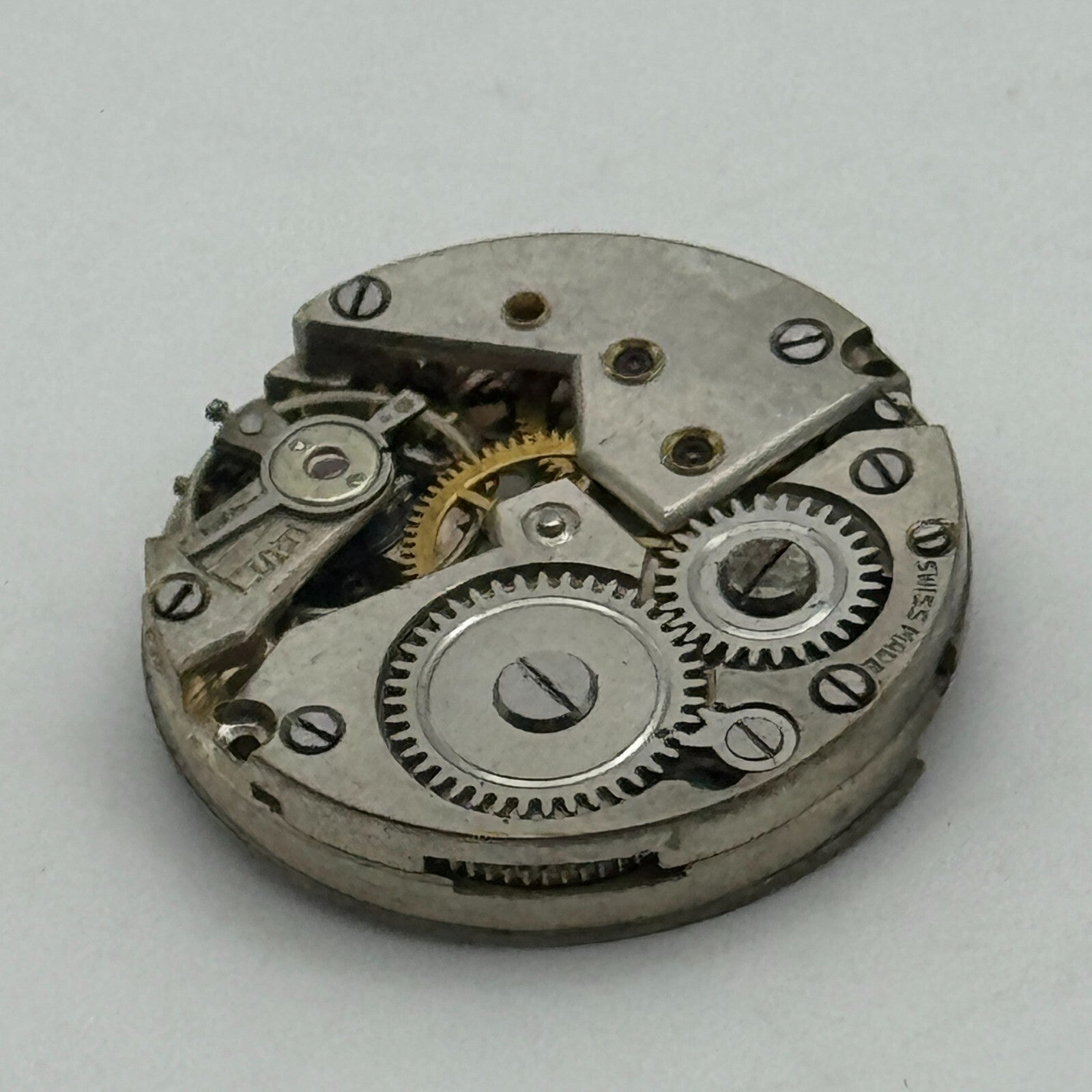 19.7mm FHF 61 Balance Ok Manual Wind Watch Movement Swiss Vintage PARTS SPARES