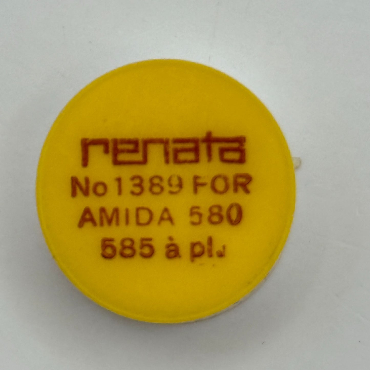 Amida 580 585 Balance Wheel Complete And Spring 1389 Watch Movement Parts NOS