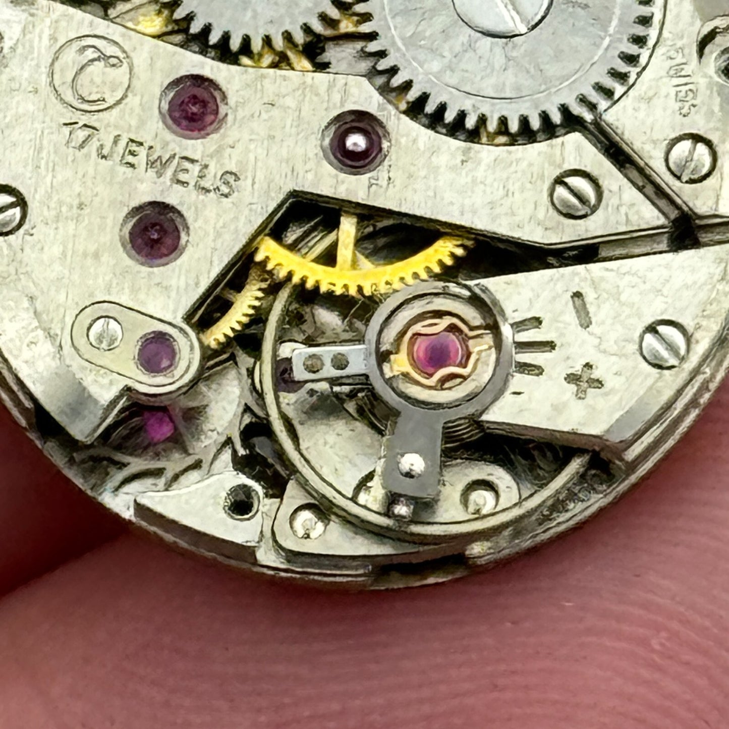 19.6mm Majex UT Unitas 6360 Runs Shortly Manual Wind Swiss Watch Movement PARTS
