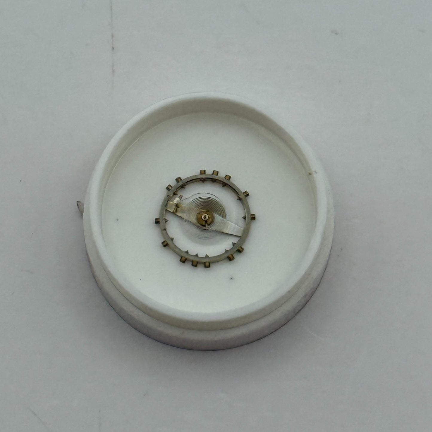 ETA 2410 Balance Wheel Complete And Spring 6 3/4''' Watch Movement Parts NOS