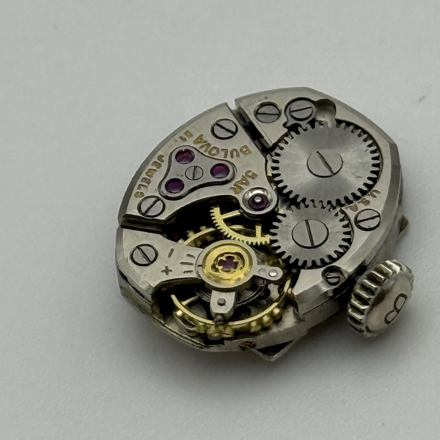 13.1mm Running Vintage Ladies Bulova 5AR Manual Wind Swiss Watch Movement PARTS