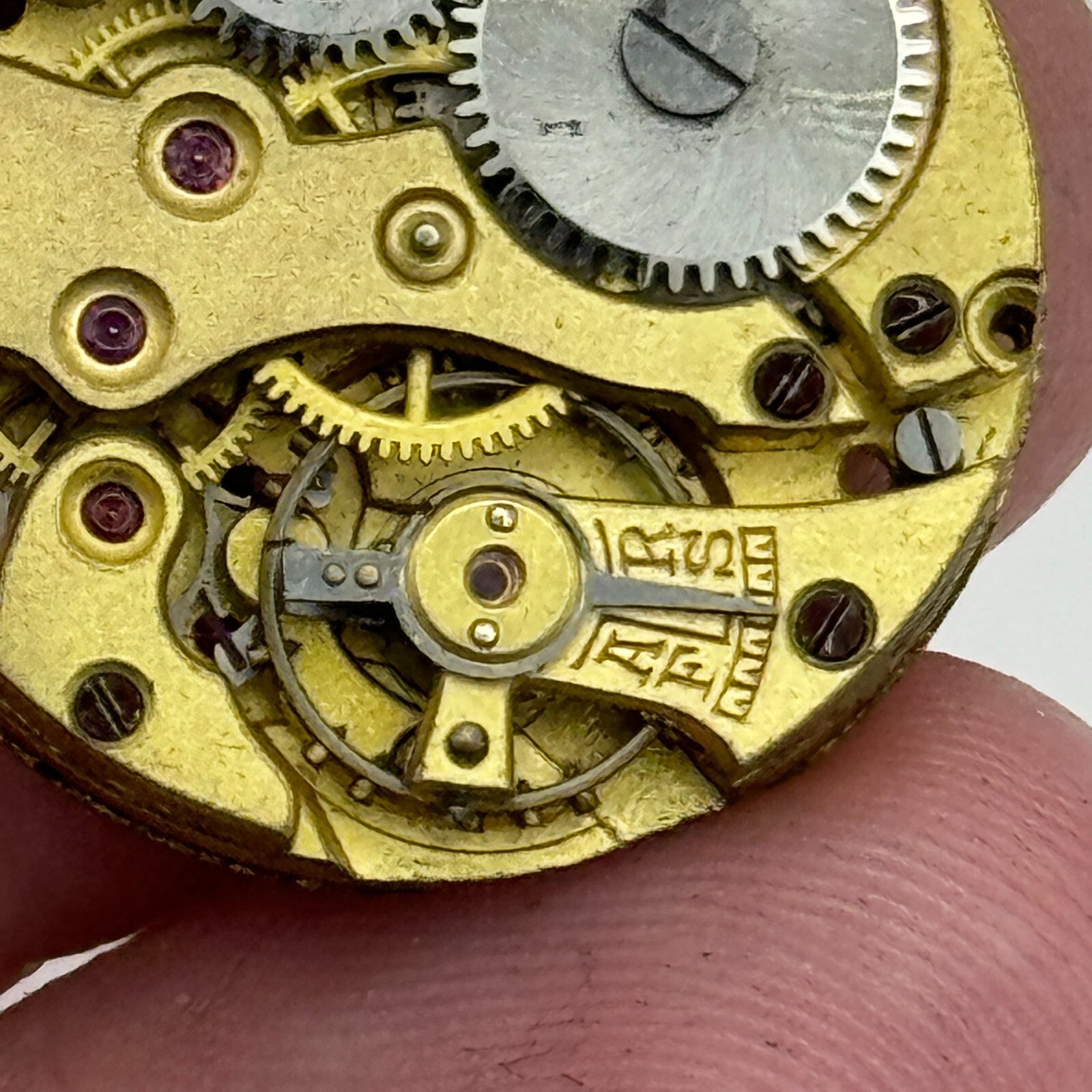 23.6mm Rare FHF Trench Watch Movement Manual Wind Swiss Vintage PARTS SPARES