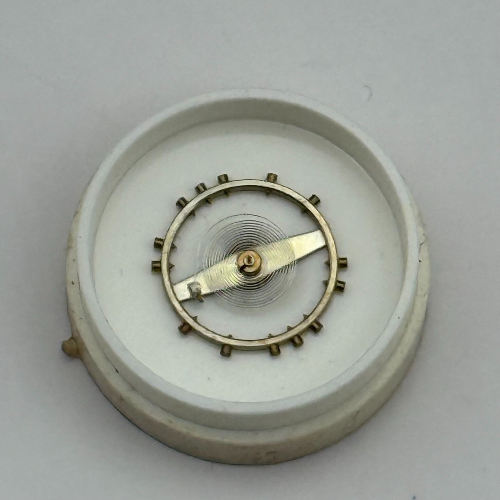 FHF 23 Balance Wheel Complete And Spring Inca 345 M Watch Movement Parts NOS