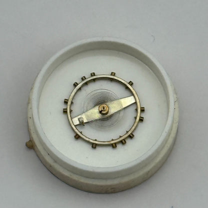 FHF 23 Balance Wheel Complete And Spring Inca 345 M Watch Movement Parts NOS