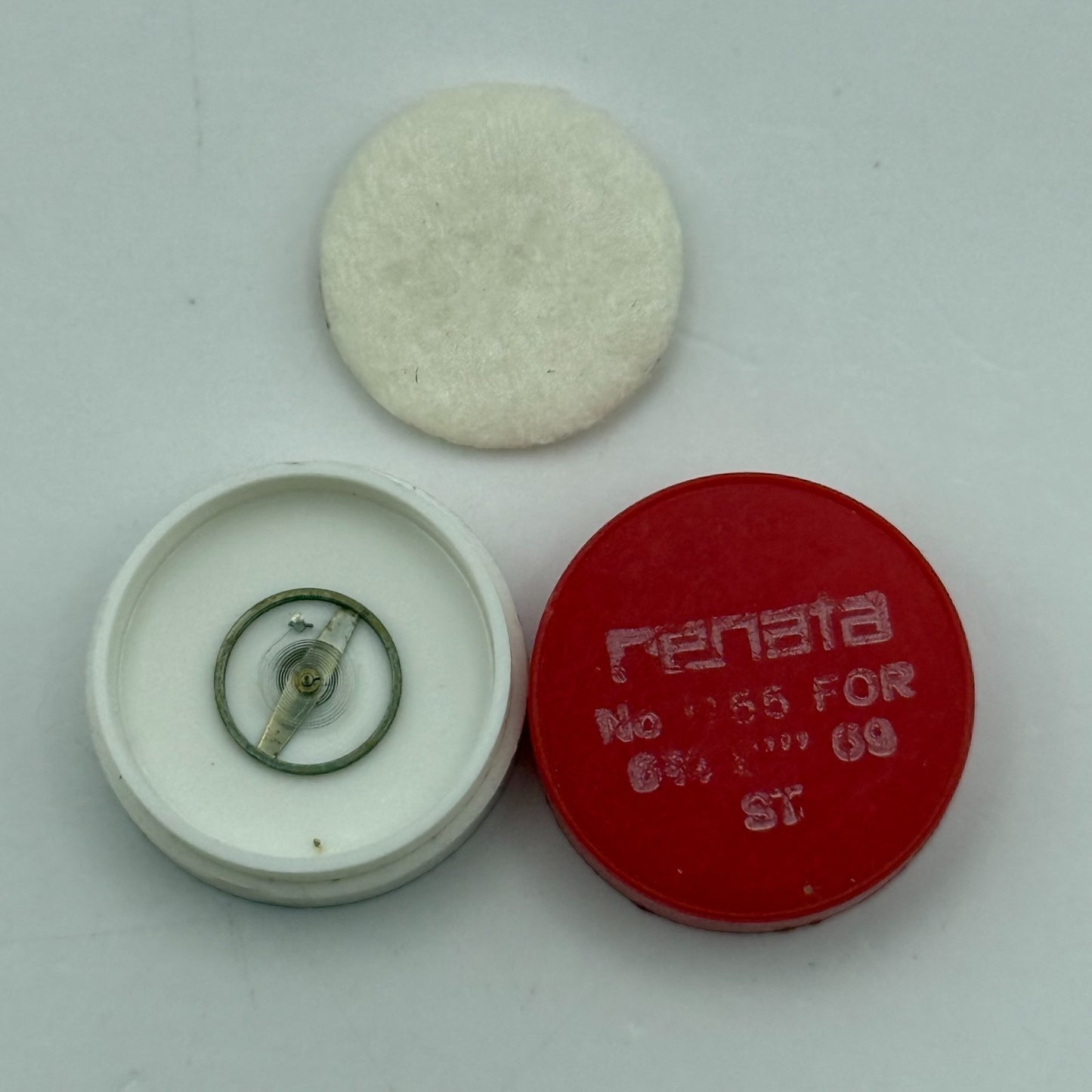 ST 69 Balance Wheel Complete And Spring 6 1/4–8’’’ 1155 Watch Movement Parts NOS