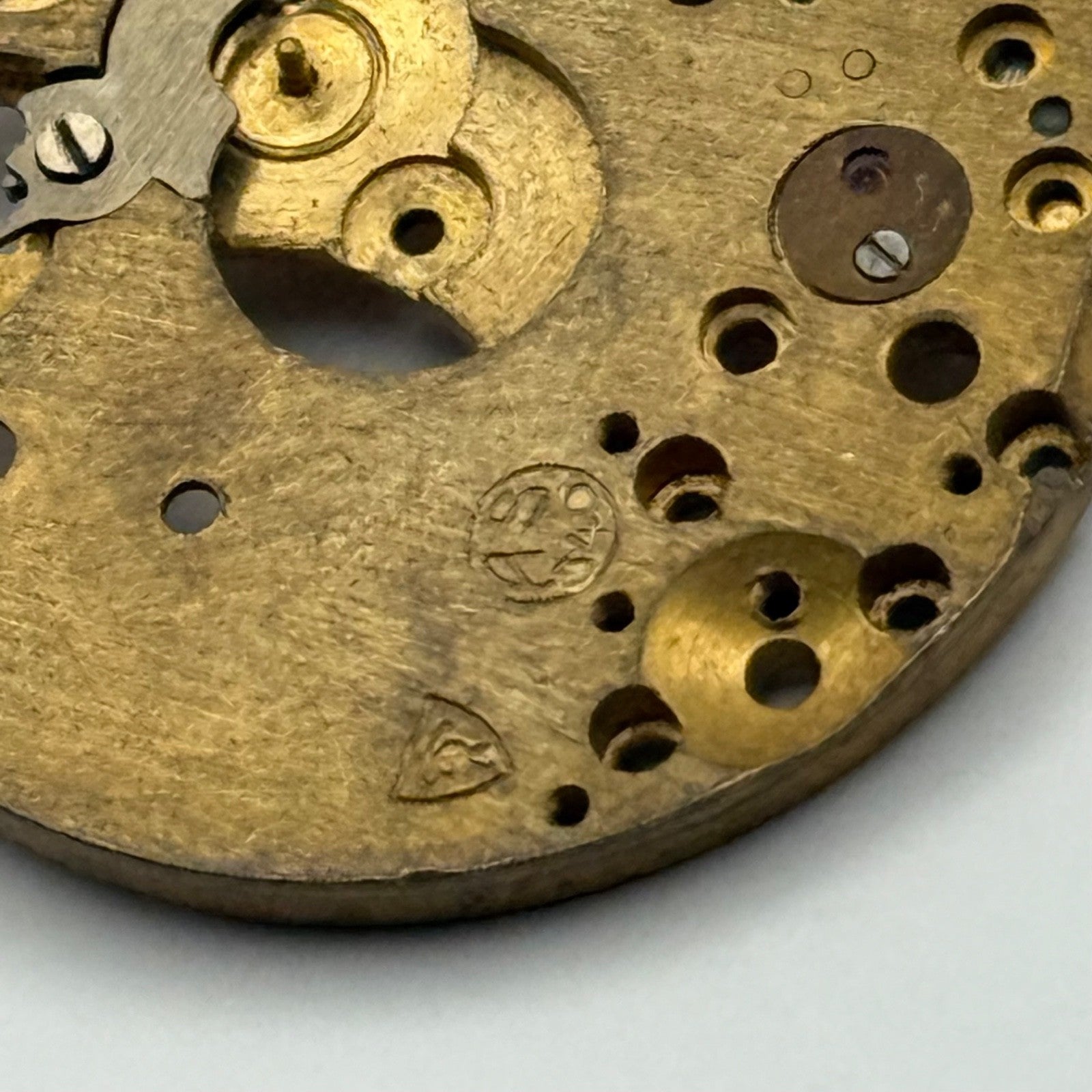 AS 340 Watch Movement Manual Wind Vintage Swiss Incomplete Parts Repair 23.5mm